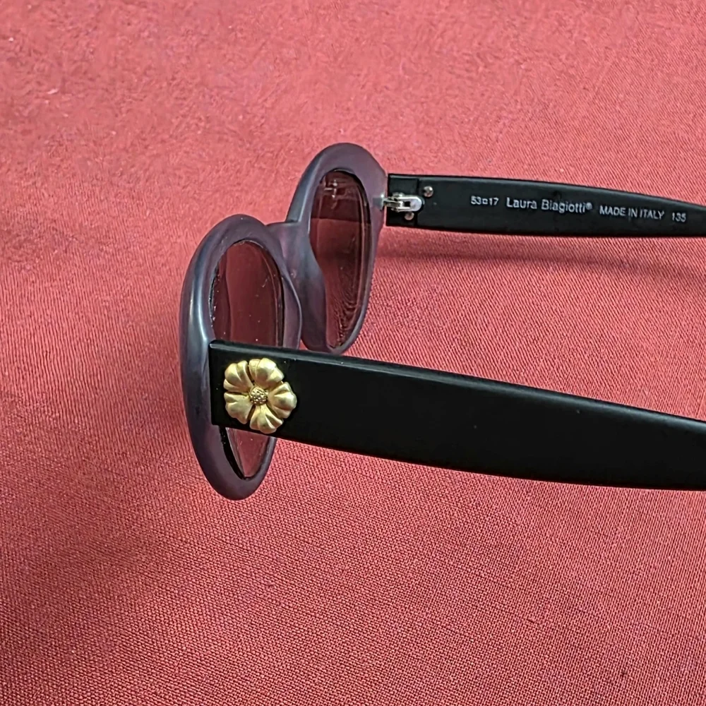 Vintage Laura Biagiotti Italy Sunglasses FRAMES Read Notes!
